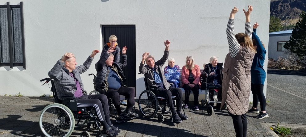 Útivera í góða veðrinu