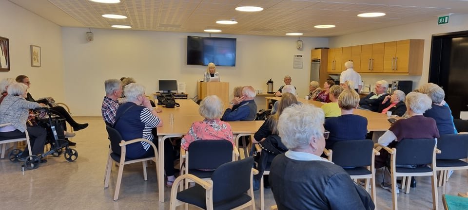 Guðrún Gísladóttir í heimsókn