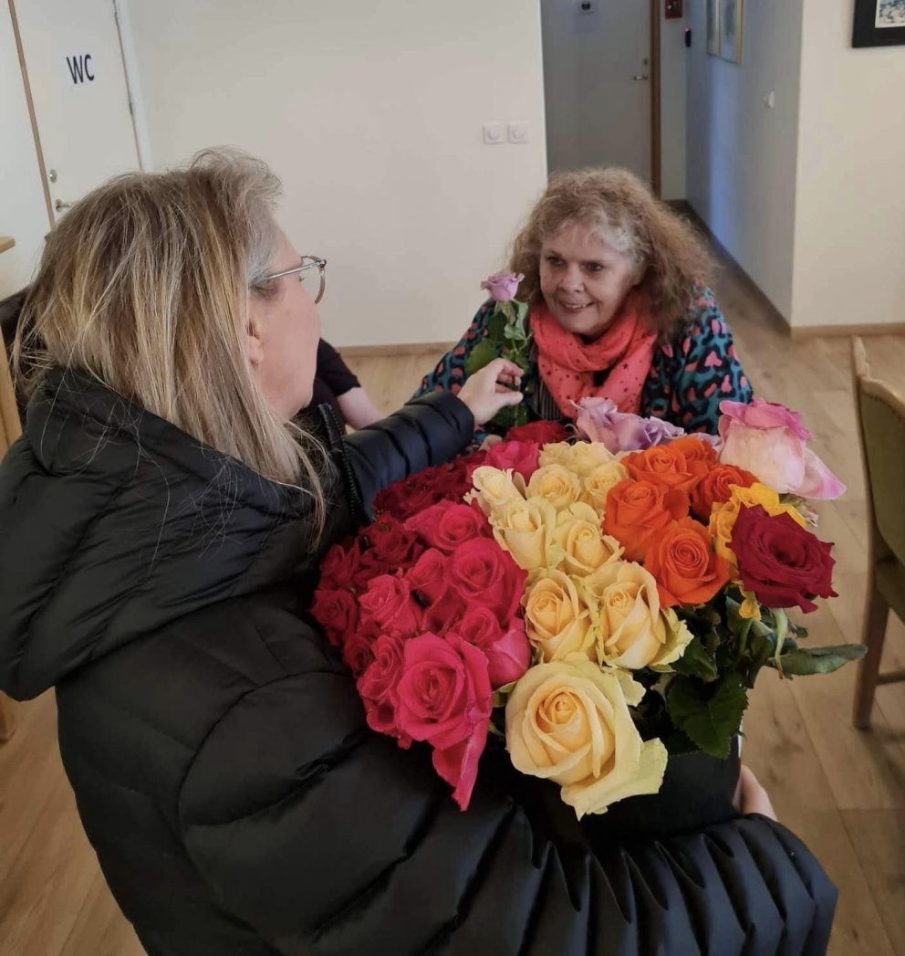 Rósir í tilefni konudags