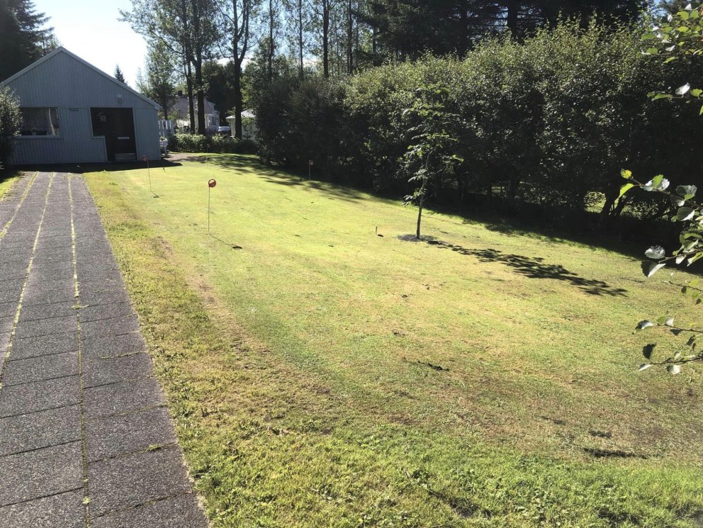 Völlurinn nýsleginn