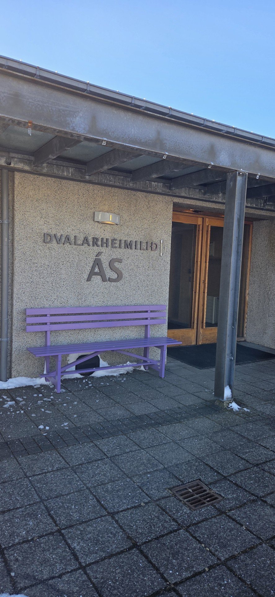 Fjólublár bekkur og alzheimer