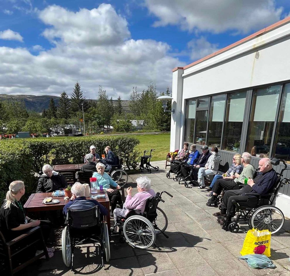 Lautarferð í góða veðrinu