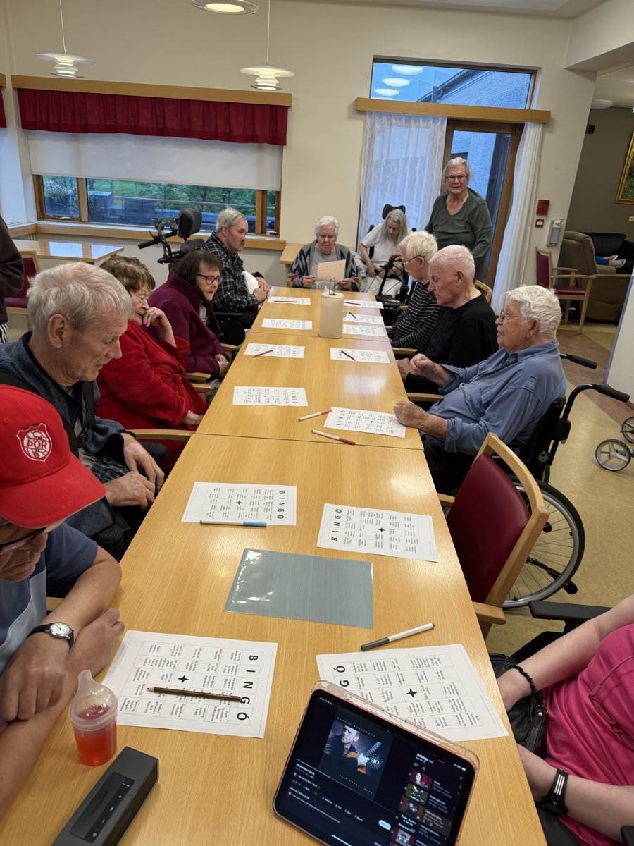 Tónlistarbingó sló í gegn