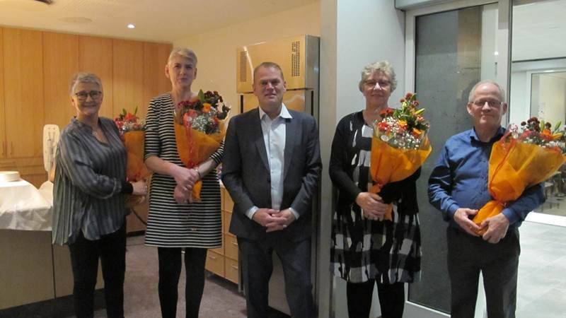 Viðurkenningar veittar á starfsmannakvöldi