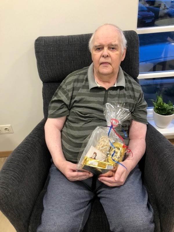 Herrarnir fengu allir glaðning