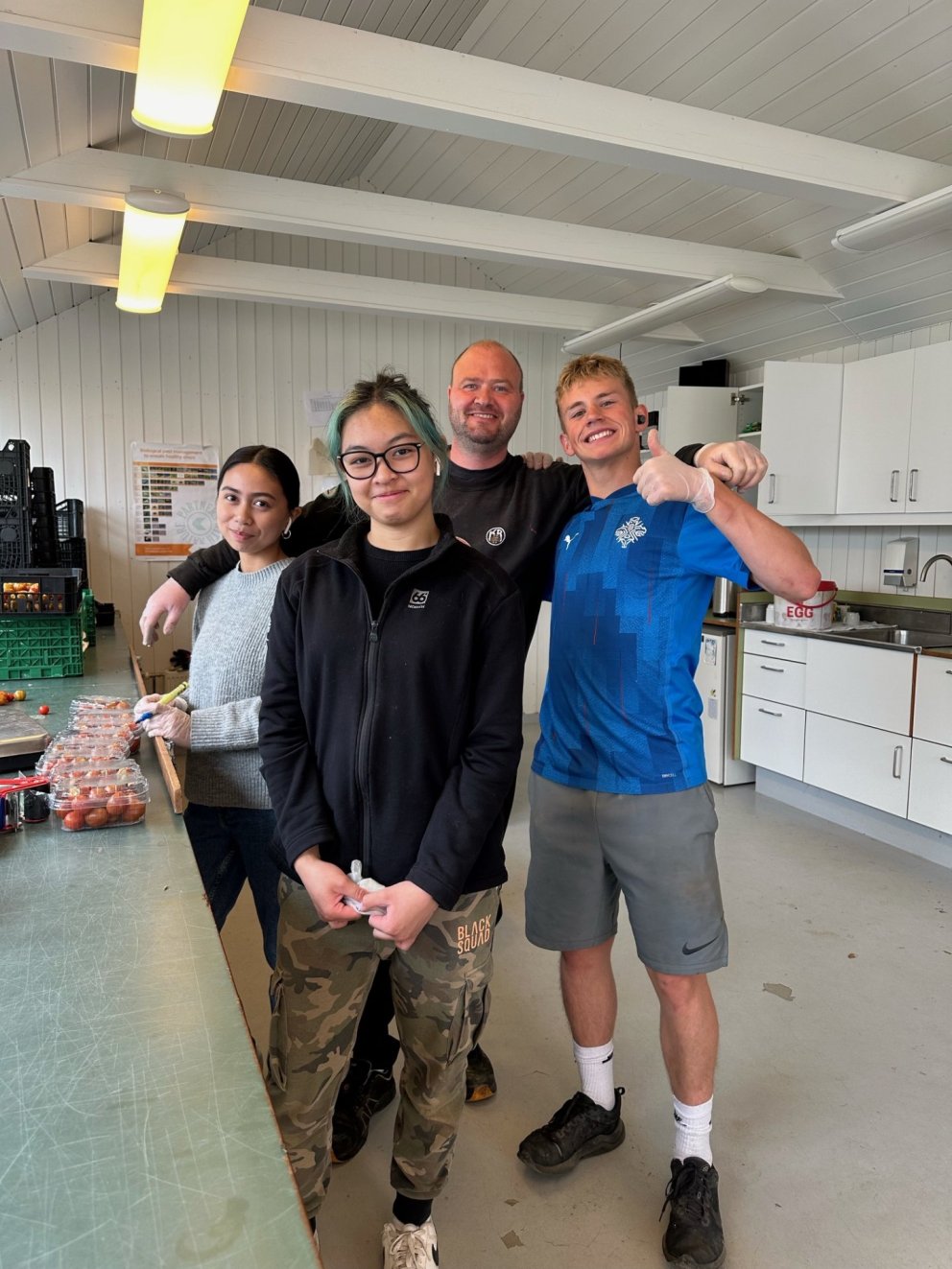 Fjögur fræknu og grænmetið í Ási