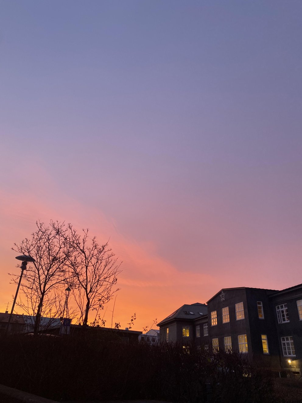 Fallegur morgun á Grund