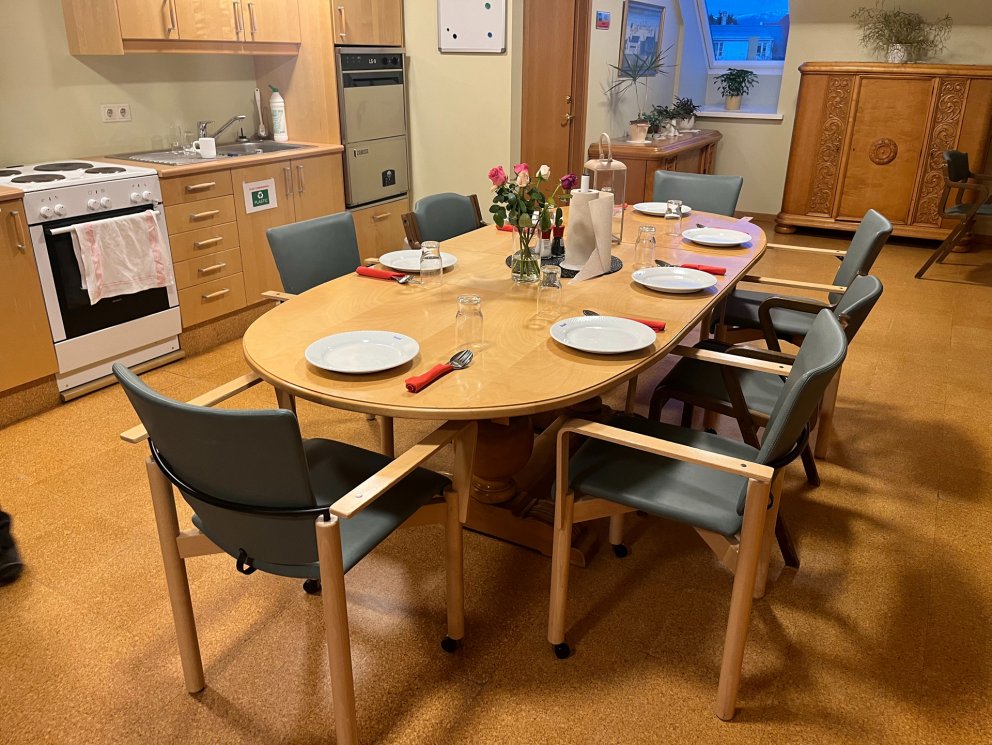 Tekið vel á móti heimilisfólki frá Víðihlíð í Grindavík