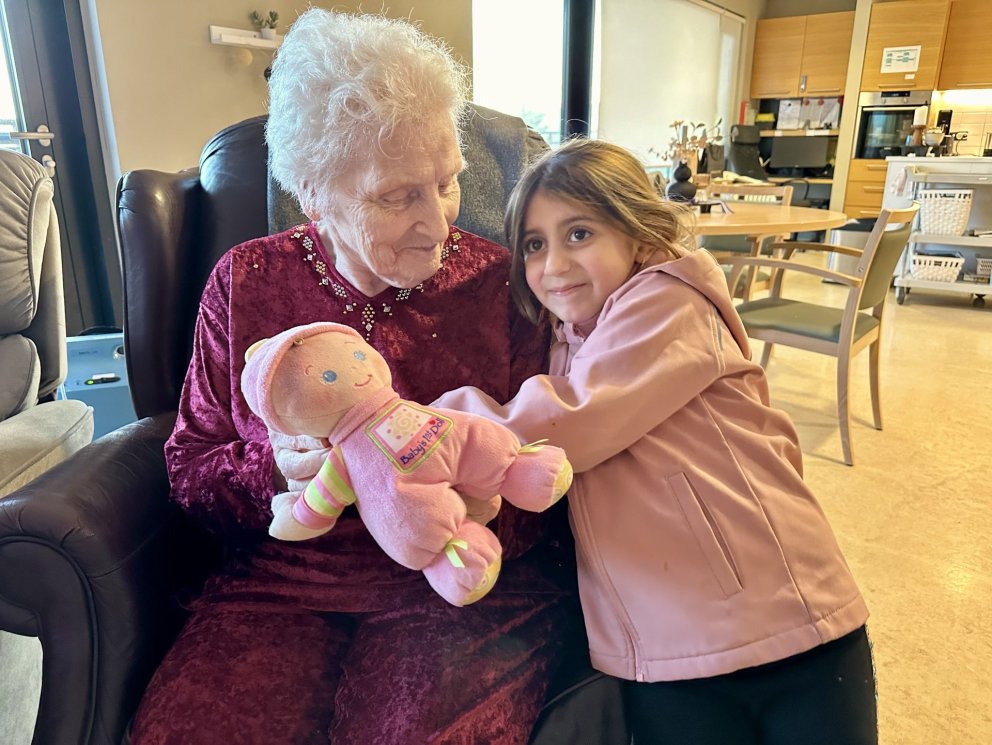 Þær eiga einstakt vináttusamband Maya og Ása