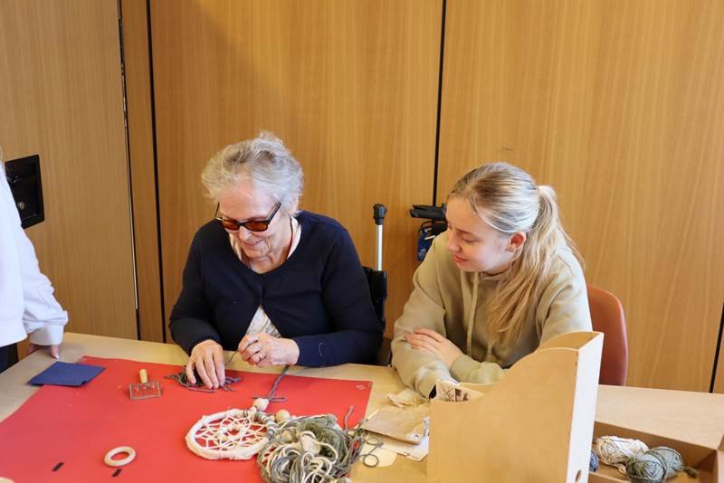 Notalegar stundir í vinnustofu Markar