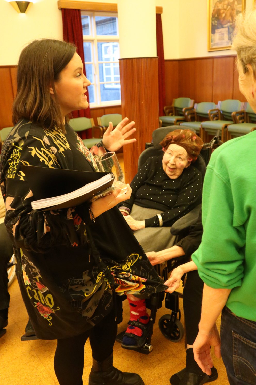 Kjóll söngkonunnar vakti mikla athygli