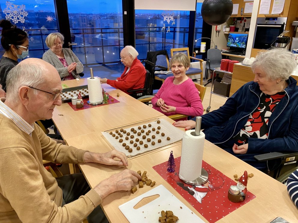 Smákökuilmur um allt hús