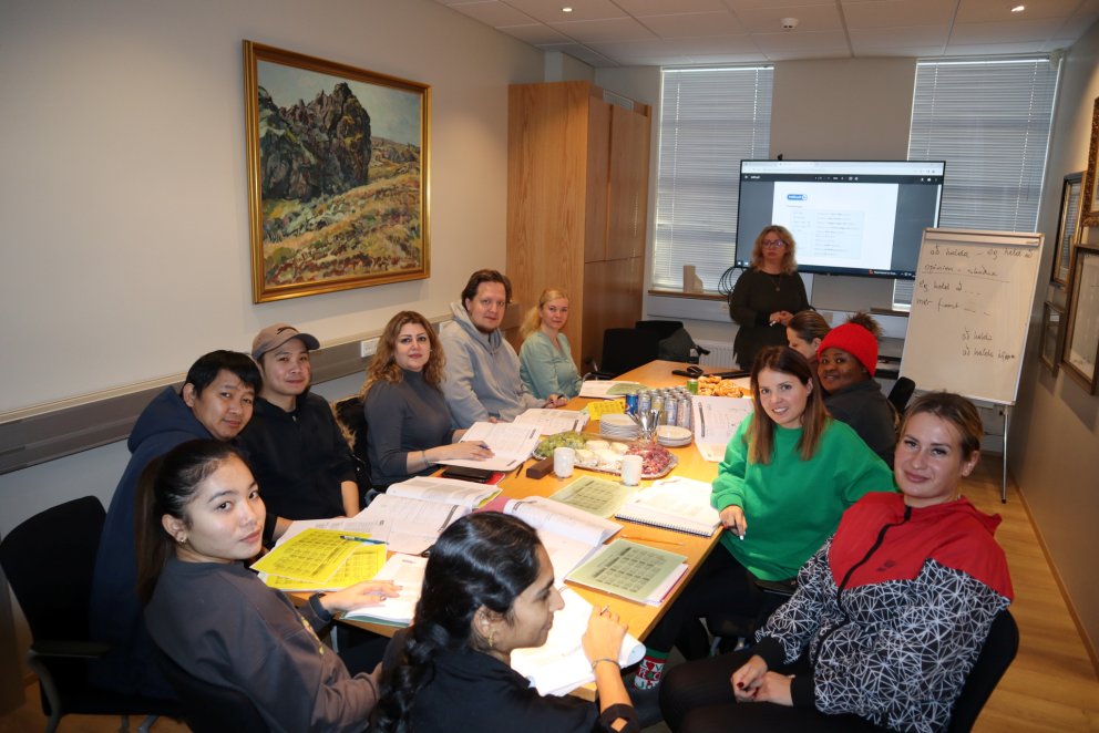 Fimmtíu starfsmenn sóttu íslenskunámskeið