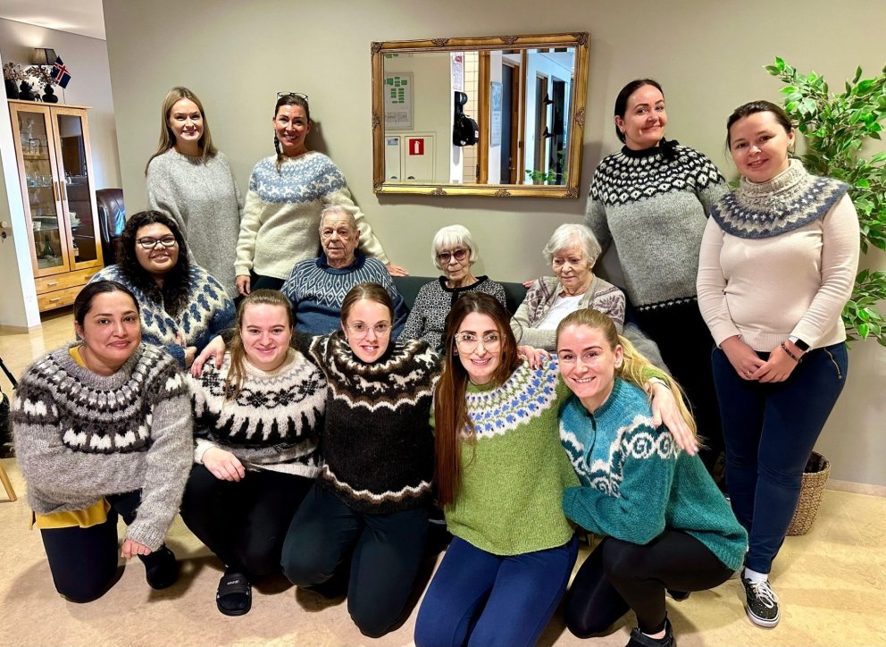 Lopapeysudagur á Grundarheimilunum