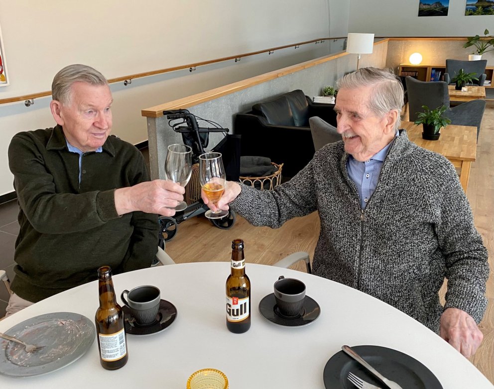 Karlaklúbbur Markar brá sér á kaffihús