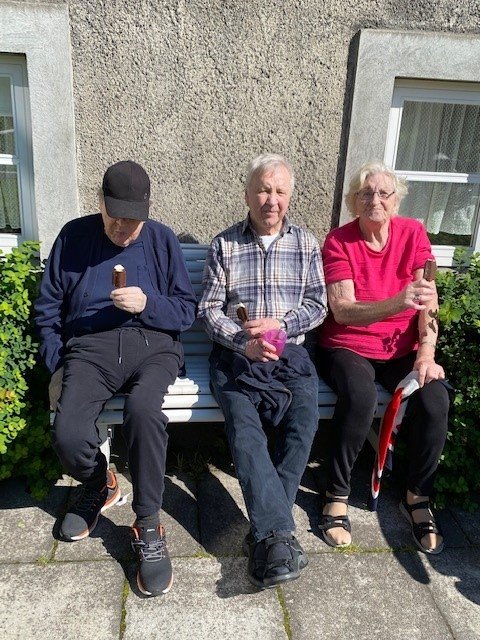 Sól í garði Grundar