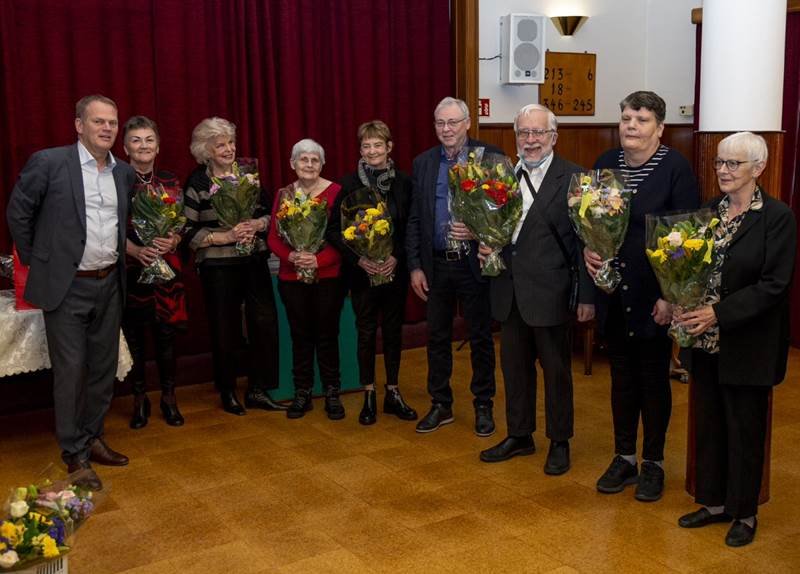 Fyrrum starfsmenn heiðraðir