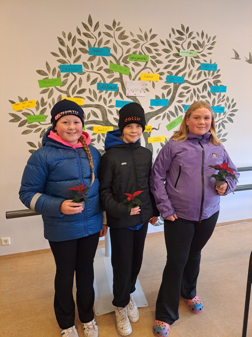 Færðu okkur falleg skilaboð