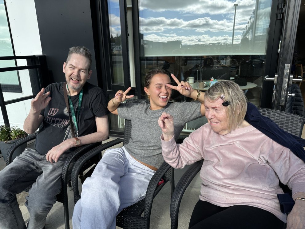 Síðsumarssólin er góð