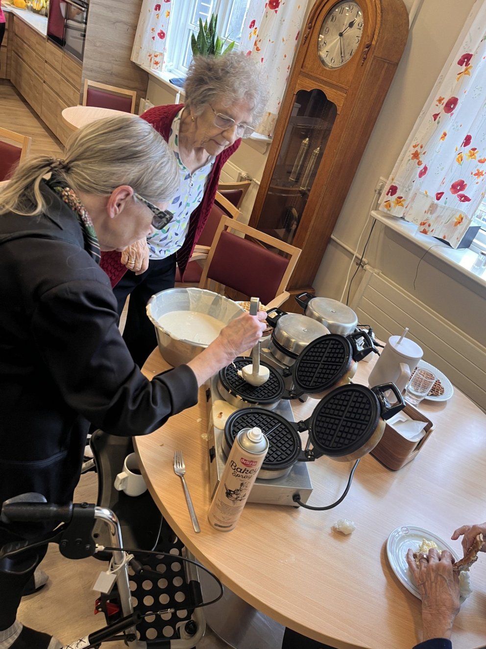 Vöffluilmurinn dásamlegur