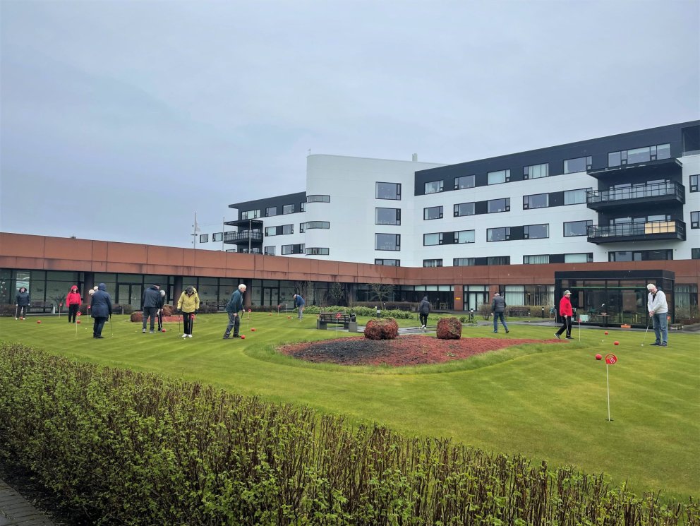 Púttvöllurinn opinn