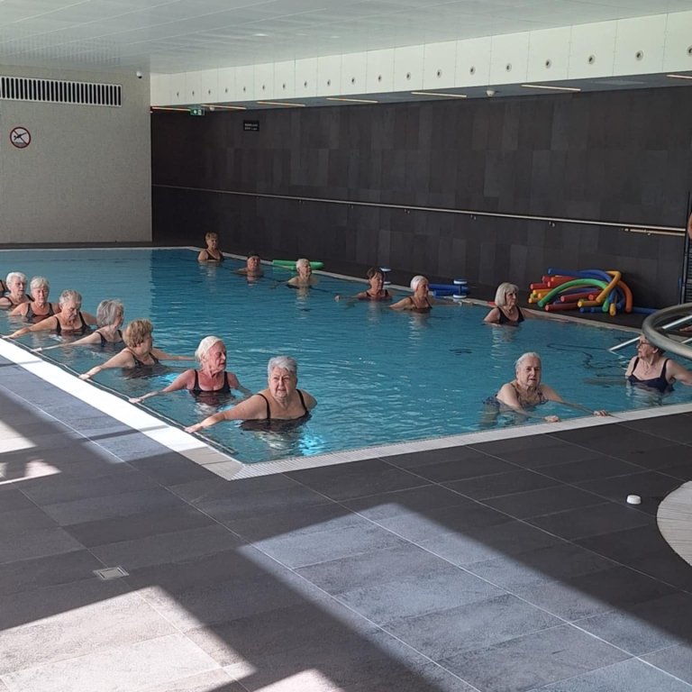 Vel mætt í sundleikfimi