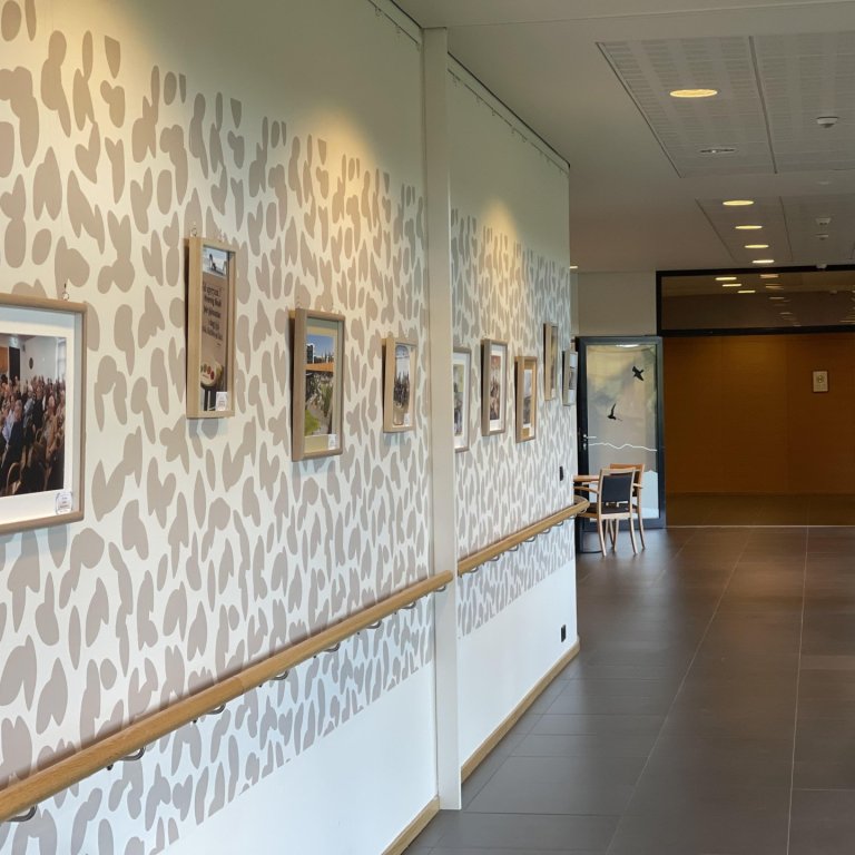 Ljósmyndasýning í tengigangi