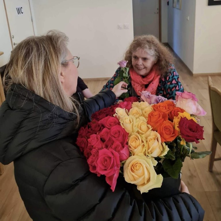 Rósir í tilefni konudags