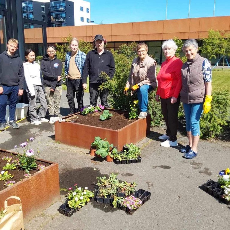 Blóm fyrir blómaklúbbinn 60+
