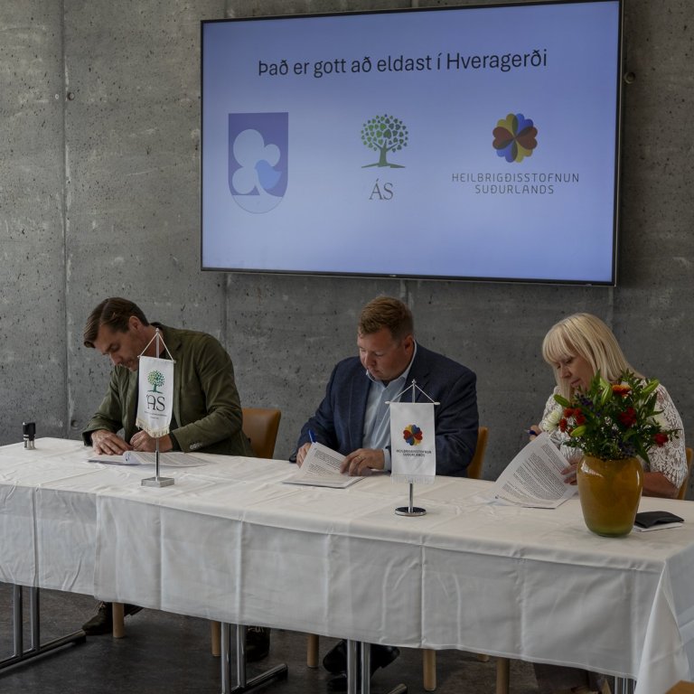 Gott að eldast í Hveragerði