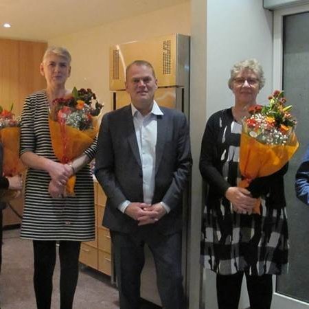 Viðurkenningar veittar á starfsmannakvöldi