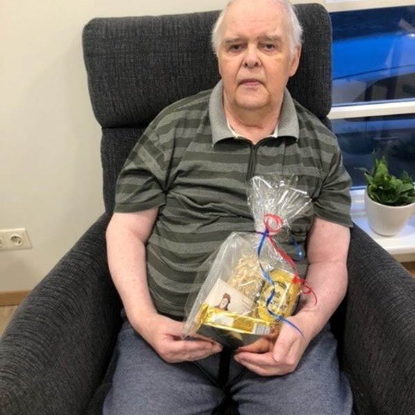 Herrarnir fengu allir glaðning