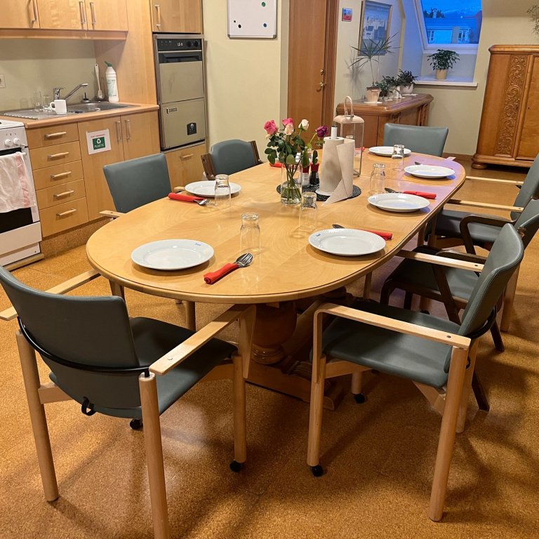 Tekið vel á móti heimilisfólki frá Víðihlíð í Grindavík