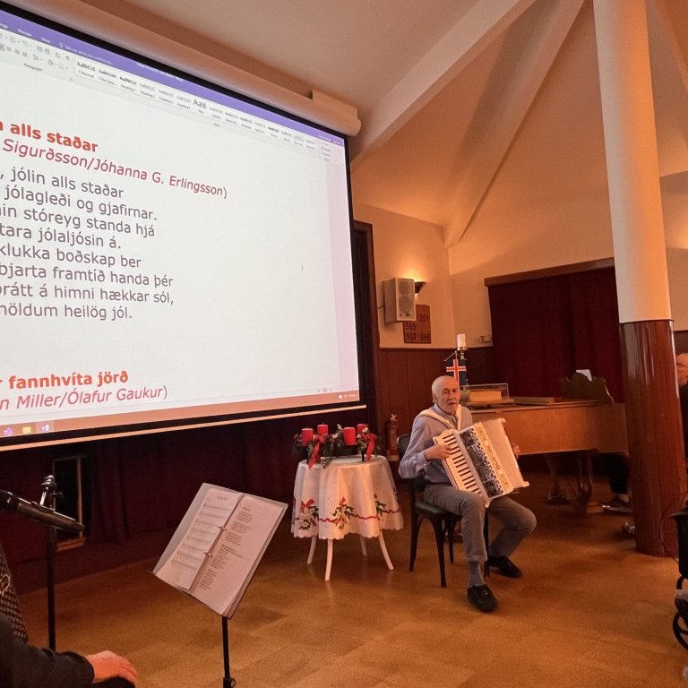 Jólalögin í hátíðasal