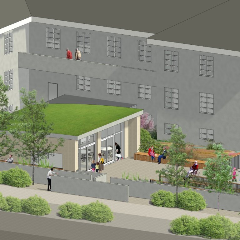 Stefnt að því að opna kaffihúsið fyrir sumarið