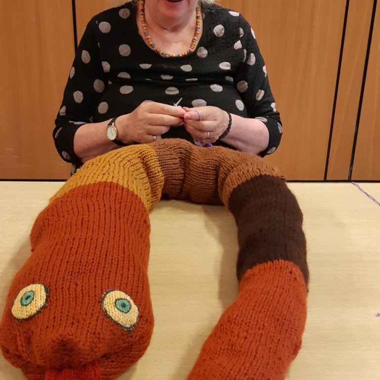 Alltaf með eitthvað skemmtilegt á prjónunum