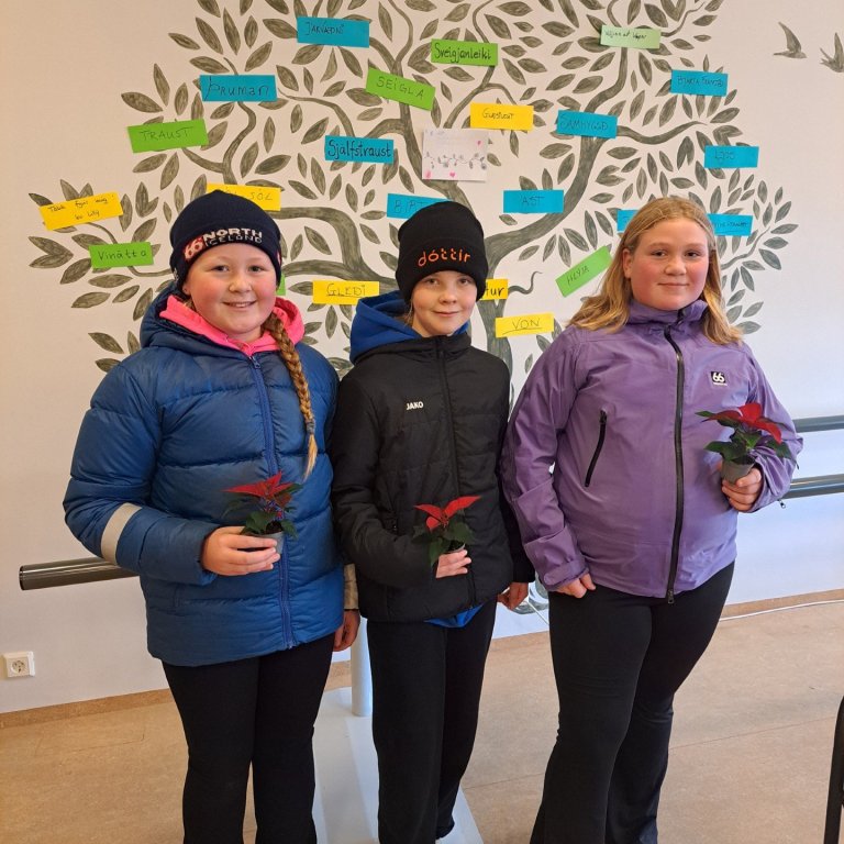 Færðu okkur falleg skilaboð