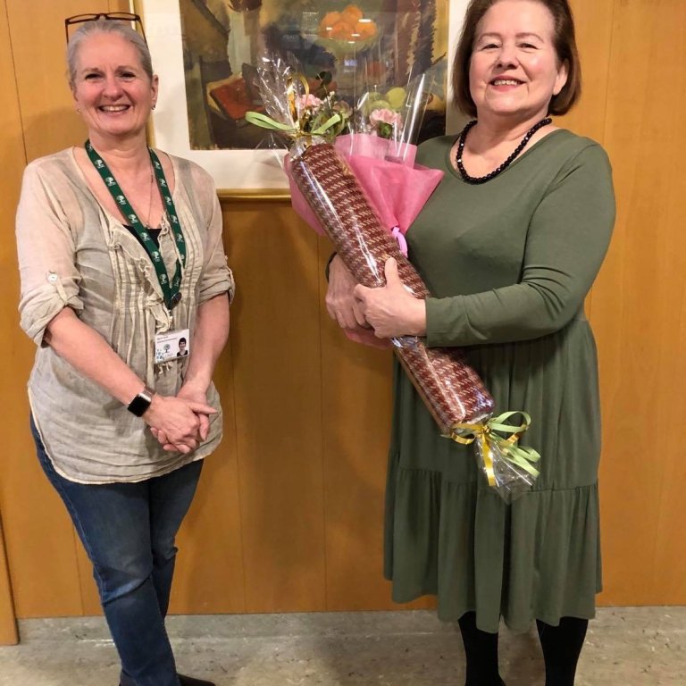 Falleg gjöf til Grundar